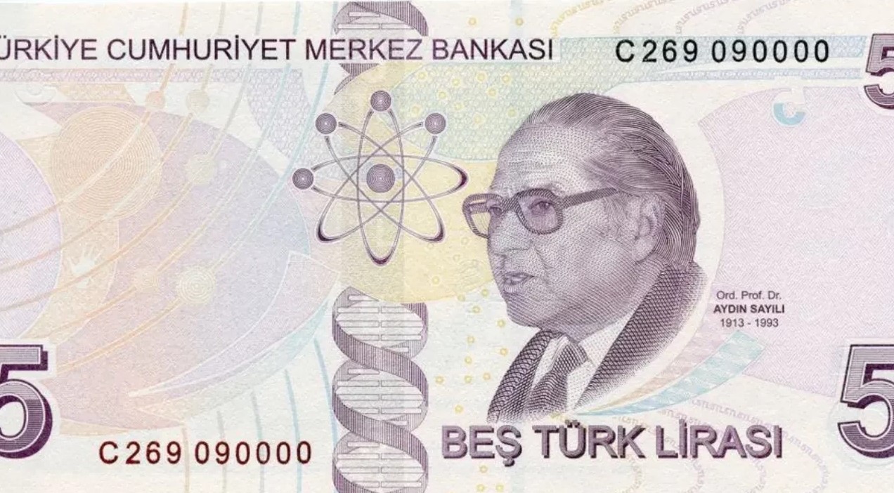  5 TL Üzerindeki İsim Ord. Prof. Dr. Aydın Sayılı'nın Hayatı ve Bilime Katkıları